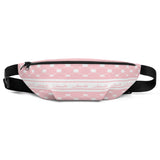 Pink Keffiyeh Fanny Pack-Fanny Pack-Description Strap up with our signature pink keffiyeh (also spelled kufiya) fanny pack! It's the ultimate accessory that has everything—the right size, a small inside pocket, and adjustable straps—to become your favorite fashion item. Be sure to pair it with our Yawm Face Mask or other items from our catalog to make a more complete look! Get yours today! Features • 100% polyester• Dimensions: H 6.5'' (16cm), W 13'' (33cm), D 2¾'' (7cm)• Water-resistant materia