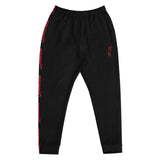 Simply Falastine Joggers - Red-Joggers-Description Pronounced "Falastine" the text running down the sides translate to "Palestine" in English. What more needs to be said. Draw all the attention to the word Palestine alone and keep the name alive and represented. Wherever you decide to wear these, you'll be representing Pali in style. Get yours now! Quality These will be among the softest, most comfortable garment to go over your legs. Workouts will be much more comfortable and are durable enough