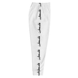 Simply Falastine Joggers - White-Joggers-Description Pronounced "Falastine" the text running down the sides translate to "Palestine" in English. What more needs to be said. Draw all the attention to the word Palestine alone and keep the name alive and represented. Wherever you decide to wear these, you'll be representing Pali in style. Get yours now! Quality These will be among the softest, most comfortable garment to go over your legs. Workouts will be much more comfortable and are durable enou