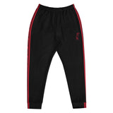 Pali Band Joggers - Red-Joggers-Description Pronounced "Falastine" the bands running down the sides translate to "Palestine" in English. Keep it simple and fresh with this classic design. Wherever you decide to wear these, you'll be representing Pali in style. Get yours now! Quality These will be among the softest, most comfortable garment to go over your legs. Workouts will be much more comfortable and are durable enough to handle whatever your routine is. They're versatile and stylish with the