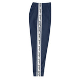 Pali Band Joggers - Navy Blue-Joggers-Description Pronounced "Falastine" the bands running down the sides translate to "Palestine" in English. Keep it simple and fresh with this classic design. Wherever you decide to wear these, you'll be representing Pali in style. Get yours now! Quality These will be among the softest, most comfortable garment to go over your legs. Workouts will be much more comfortable and are durable enough to handle whatever your routine is. They're versatile and stylish wi