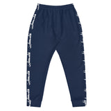 Simply Falastine Joggers - Navy Blue-Joggers-Description Pronounced "Falastine" the text running down the sides translate to "Palestine" in English. What more needs to be said. Draw all the attention to the word Palestine alone and keep the name alive and represented. Wherever you decide to wear these, you'll be representing Pali in style. Get yours now! Quality These will be among the softest, most comfortable garment to go over your legs. Workouts will be much more comfortable and are durable
