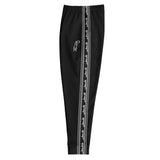 Falastine Leg Wrap Joggers - Black-Joggers-Description Pronounced "Falastine" these joggers translate to "Palestine" in English. The bands running down the sides also pays homage to Palestine. This our favorite design and you won't find joggers like these anywhere else. Wherever you decide to wear these, you'll be representing Pali in style. Get yours now! Quality These will be among the softest, most comfortable garment to go over your legs. Workouts will be much more comfortable and are durabl