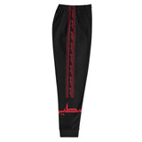 Falastine Leg Wrap Joggers - Red-Joggers-Description Pronounced "Falastine" these joggers translate to "Palestine" in English. The bands running down the sides also pays homage to Palestine. This our favorite design and you won't find joggers like these anywhere else. Wherever you decide to wear these, you'll be representing Pali in style. Get yours now! Quality These will be among the softest, most comfortable garment to go over your legs. Workouts will be much more comfortable and are durable