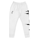 Big Pali Vibes Joggers - White-Joggers-Description Pronounced "Falastine" these joggers translate to "Palestine" in English. Wherever you decide to wear these, you'll be representing Pali in style and in big bold fashion. Quality These will be among the softest, most comfortable garment to go over your legs. Workouts will be much more comfortable and are durable enough to handle whatever your routine is. They're versatile and stylish with their slim fit so use them for a jog, going out for the d