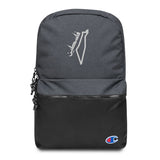 Falastine Champion Backpack-Backpack-Description This small size Champion backpack is the perfect choice for running all sorts of daily errands or doing sports! There’s plenty of space for all your necessities, as well as separate pockets for your phone, passport, water bottle and laptop making it ideal for travel. It’s also water-resistant, so your belongings are sure to stay dry in any weather. Pronounced "Falastine" this backpack simply translates to "Palestine". Coupled with the Palestinian