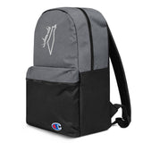 Falastine Champion Backpack-Backpack-Description This small size Champion backpack is the perfect choice for running all sorts of daily errands or doing sports! There’s plenty of space for all your necessities, as well as separate pockets for your phone, passport, water bottle and laptop making it ideal for travel. It’s also water-resistant, so your belongings are sure to stay dry in any weather. Pronounced "Falastine" this backpack simply translates to "Palestine". Coupled with the Palestinian