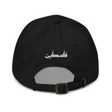Simply Pali Baba Hat-Hat-Description Who doesn't appreciate a good dad hat, or should I say "baba" hat. Baba hats aren't just for dads. This one's got a low profile with an adjustable strap and curved visor. And what's better is the crisp, embroidered country outline of Palestine on the front and the word "Falastine" (pronounced in Arabic, or "Palestine" in English) on the back. This is a fresh and straightforward hat made to make you look good anywhere while protecting you from the sun. Details