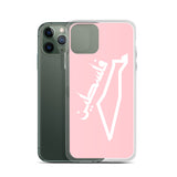 Falastine Country iPhone Case - Pink-Phone Case-Description Protect your phone from scratches, dust, oil, and dirt with this unique case. It has a solid back and flexible sides that make it easy to take on and off, with precisely aligned port openings. Pronounced "Falastine" this case simply translates to "Palestine". Coupled with the Palestinian Map this case lets those know where your heart belongs. Details • BPA free Hybrid Thermoplastic Polyurethane (TPU) and Polycarbonate (PC) material• Sol