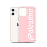Pali Subreme iPhone Case - Pink-Phone Case-Description Palestine Subreme case to match the rest of your Palestine Subreme gear! Protect your phone from scratches, dust, oil, and dirt. This case has a solid back and flexible sides that make it easy to take on and off, with precisely aligned port openings. Details • BPA free Hybrid Thermoplastic Polyurethane (TPU) and Polycarbonate (PC) material• Solid polycarbonate back• Flexible, see-through polyurethane sides• .5 mm raised bezel• Wireless charg