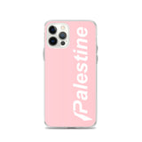Pali Subreme iPhone Case - Pink-Phone Case-Description Palestine Subreme case to match the rest of your Palestine Subreme gear! Protect your phone from scratches, dust, oil, and dirt. This case has a solid back and flexible sides that make it easy to take on and off, with precisely aligned port openings. Details • BPA free Hybrid Thermoplastic Polyurethane (TPU) and Polycarbonate (PC) material• Solid polycarbonate back• Flexible, see-through polyurethane sides• .5 mm raised bezel• Wireless charg