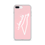 Falastine Country iPhone Case - Pink-Phone Case-Description Protect your phone from scratches, dust, oil, and dirt with this unique case. It has a solid back and flexible sides that make it easy to take on and off, with precisely aligned port openings. Pronounced "Falastine" this case simply translates to "Palestine". Coupled with the Palestinian Map this case lets those know where your heart belongs. Details • BPA free Hybrid Thermoplastic Polyurethane (TPU) and Polycarbonate (PC) material• Sol