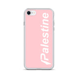 Pali Subreme iPhone Case - Pink-Phone Case-Description Palestine Subreme case to match the rest of your Palestine Subreme gear! Protect your phone from scratches, dust, oil, and dirt. This case has a solid back and flexible sides that make it easy to take on and off, with precisely aligned port openings. Details • BPA free Hybrid Thermoplastic Polyurethane (TPU) and Polycarbonate (PC) material• Solid polycarbonate back• Flexible, see-through polyurethane sides• .5 mm raised bezel• Wireless charg