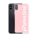 Pali Subreme iPhone Case - Pink-Phone Case-Description Palestine Subreme case to match the rest of your Palestine Subreme gear! Protect your phone from scratches, dust, oil, and dirt. This case has a solid back and flexible sides that make it easy to take on and off, with precisely aligned port openings. Details • BPA free Hybrid Thermoplastic Polyurethane (TPU) and Polycarbonate (PC) material• Solid polycarbonate back• Flexible, see-through polyurethane sides• .5 mm raised bezel• Wireless charg