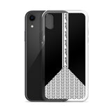 Pali Beam iPhone Case-Phone Case-Description Protect your phone from scratches, dust, oil, and dirt with this unique case. It has a solid back and flexible sides that make it easy to take on and off, with precisely aligned port openings. The beam going down the middle of the phone includes text pronounced "Falastine" which simply translates to "Palestine". Coupled with the keffiyeh (also spelled kufiya) wing pattern this case lets those know what you represent in a one-of-a-kind way. Details • B