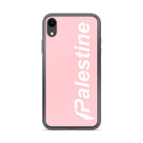 Pali Subreme iPhone Case - Pink-Phone Case-Description Palestine Subreme case to match the rest of your Palestine Subreme gear! Protect your phone from scratches, dust, oil, and dirt. This case has a solid back and flexible sides that make it easy to take on and off, with precisely aligned port openings. Details • BPA free Hybrid Thermoplastic Polyurethane (TPU) and Polycarbonate (PC) material• Solid polycarbonate back• Flexible, see-through polyurethane sides• .5 mm raised bezel• Wireless charg