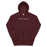 Free Palestine Hoodie-Hoodie-Description Free Palestine. Period. Make your stance known in plain English and minimalistic style with this hoodie. Quality This hoodie is extremely comfortable and warm. It's made with air-jet spun yarn for a soft feel and reduced pilling making it super cozy and the perfect choice for cooler days to curl up in or go out with. You have to try it to believe it! Features • 50% cotton, 50% polyester • Double-lined hood and double-needle stitching throughout • Air-jet