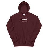 Falastine Reflection Hoodie-Hoodie-Description Pronounced "Falastine" this shirt simply translates to "Palestine". Reflect and celebrate the simplicity and beauty of the word with this tee! Quality This hoodie is extremely comfortable and warm. It's made with air-jet spun yarn for a soft feel and reduced pilling making it super cozy and the perfect choice for cooler days to curl up in or go out with. You have to try it to believe it! Features • 50% cotton, 50% polyester • Double-lined hood and d