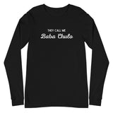 Baba Chulo Long Sleeve Tee-Long Sleeve Tee-Description Are you the attractive, smooth, bad boy type swooning all the ladies? Or do you know someone who is? Latin women might call you Papi Chulo. Arabs who can't pronounce their P's would call you ✨ Baba Chulo ✨. Quality You have to put this shirt on to believe the Premium quality. This shirt feels supremely soft and comfortable. Pair it with your favorite jeans, and layer it with a button-up shirt, a zip-up hoodie, or a jacket for a range of look