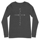 Palestine Forever Long Sleeve Tee-Long Sleeve Tee-Description More and more we watch as Palestine is being removed from maps and being dismissed in politics but Palestine will not die. Palestine can not be erased. Palestine will live. Palestine Forever. Quality You have to put this shirt on to believe the Premium quality. This shirt feels supremely soft and comfortable. Pair it with your favorite jeans, and layer it with a button-up shirt, a zip-up hoodie, or a jacket for a range of looks while