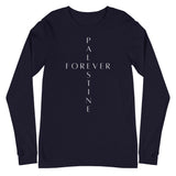 Palestine Forever Long Sleeve Tee-Long Sleeve Tee-Description More and more we watch as Palestine is being removed from maps and being dismissed in politics but Palestine will not die. Palestine can not be erased. Palestine will live. Palestine Forever. Quality You have to put this shirt on to believe the Premium quality. This shirt feels supremely soft and comfortable. Pair it with your favorite jeans, and layer it with a button-up shirt, a zip-up hoodie, or a jacket for a range of looks while