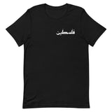 Falastine Arabic Text T-Shirt-T-Shirt-Description Pronounced "Falastine" this shirt simply translates to "Palestine". Celebrate the simplicity and beauty of the word with this tee! Quality You have to put this shirt on to believe the Premium T-Shirt quality. This shirt feels supremely soft and lightweight, with the right amount of stretch. It's comfortable and flattering for both men and women! Features • 100% combed and ring-spun cotton (Heather colors contain polyester)• Fabric weight: 4.2 oz