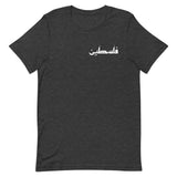Falastine Arabic Text T-Shirt-T-Shirt-Description Pronounced "Falastine" this shirt simply translates to "Palestine". Celebrate the simplicity and beauty of the word with this tee! Quality You have to put this shirt on to believe the Premium T-Shirt quality. This shirt feels supremely soft and lightweight, with the right amount of stretch. It's comfortable and flattering for both men and women! Features • 100% combed and ring-spun cotton (Heather colors contain polyester)• Fabric weight: 4.2 oz