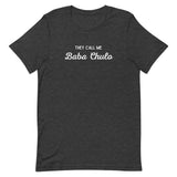 Baba Chulo T-Shirt-T-Shirt-Description Are you the attractive, smooth, bad boy type swooning all the ladies? Or do you know someone who is? Latin women might call you Papi Chulo. Arabs who can't pronounce their P's would call you ✨ Baba Chulo ✨. Quality You have to put this shirt on to believe the Premium T-Shirt quality. This shirt feels supremely soft and lightweight, with the right amount of stretch. It's comfortable and flattering for both men and women! Features • 100% combed and ring-spun