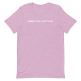 Free Palestine T-Shirt-T-Shirt-Description Free Palestine. Period. Make your stance known in plain English and minimalistic style with this tee. Quality You have to put this shirt on to believe the Premium T-Shirt quality. This shirt feels supremely soft and lightweight, with the right amount of stretch. It's comfortable and flattering for both men and women! Features • 100% combed and ring-spun cotton (Heather colors contain polyester)• Fabric weight: 4.2 oz (142 g/m2)• Pre-shrunk fabric• Shoul