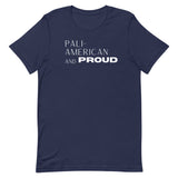 Pali-American And Proud T-Shirt-T-Shirt-Description For the Palestinian-Americans out there, this tee is for you! Quality You have to put this shirt on to believe the Premium T-Shirt quality. This shirt feels supremely soft and lightweight, with the right amount of stretch. It's comfortable and flattering for both men and women! Features • 100% combed and ring-spun cotton (Heather colors contain polyester)• Fabric weight: 4.2 oz (142 g/m2)• Pre-shrunk fabric• Shoulder-to-shoulder taping• Side-se