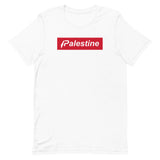 Pali Subreme T-Shirt-T-Shirt-Description The most Supreme thing about this shirt is that it reps Palestine! Get yours now! Quality You have to put this shirt on to believe the Premium T-Shirt quality. This shirt feels supremely soft and lightweight, with the right amount of stretch. It's comfortable and flattering for both men and women! Features • 100% combed and ring-spun cotton (Heather colors contain polyester)• Fabric weight: 4.2 oz (142 g/m2)• Pre-shrunk fabric• Shoulder-to-shoulder taping