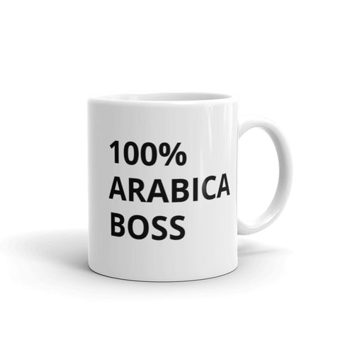 Arabica Boss Mug-Mug-Description Whether you're drinking your morning coffee, evening coffee, midday coffee, or tea, let people know who's boss! The ARABICA Boss! It's sturdy and glossy and will withstand the microwave and dishwasher. Details • Ceramic • Dishwasher and microwave safe • White and glossy-Pali-Mart