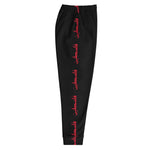 Simply Falastine Joggers - Red-Joggers-Description Pronounced "Falastine" the text running down the sides translate to "Palestine" in English. What more needs to be said. Draw all the attention to the word Palestine alone and keep the name alive and represented. Wherever you decide to wear these, you'll be representing Pali in style. Get yours now! Quality These will be among the softest, most comfortable garment to go over your legs. Workouts will be much more comfortable and are durable enough