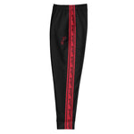 Pali Band Joggers - Red-Joggers-Description Pronounced "Falastine" the bands running down the sides translate to "Palestine" in English. Keep it simple and fresh with this classic design. Wherever you decide to wear these, you'll be representing Pali in style. Get yours now! Quality These will be among the softest, most comfortable garment to go over your legs. Workouts will be much more comfortable and are durable enough to handle whatever your routine is. They're versatile and stylish with the