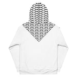 Pali Power Hoodie - White-Hoodie-Description Across the chest is "Palestine" in Arabic with the iconic keffiyeh (also spelled kufiya) pattern displayed uniquely in the background. The band moving down the arms is also true to the keffiyeh design with the added bonus of "Palestine" being repeated in Arabic. This is the one. You won't find this anywhere else. Get yours now! Quality This hoodie defines comfort with soft outside and an even softer brushed fleece inside. You have to touch it to belie