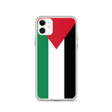 Pali Flag iPhone Case-Phone Case-Description Represent the Palestinian flag while protecting your phone from scratches, dust, oil, and dirt with this Pali Flag case. It has a solid back and flexible sides that make it easy to take on and off, with precisely aligned port openings. Details • BPA free Hybrid Thermoplastic Polyurethane (TPU) and Polycarbonate (PC) material• Solid polycarbonate back• Flexible, see-through polyurethane sides• .5 mm raised bezel• Wireless charging compatible• The SE ca