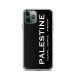 Pali Pillars iPhone Case-Phone Case-Description Palestine can be described and held together in 3 words. Culture. Courage. Strength. These are the words Palestinians embody and are what keep the fabric of Palestine alive and lifted up. Let people know the power of Palestinians with this case! Protect your phone from scratches, dust, oil, and dirt. This case has a solid back and flexible sides that make it easy to take on and off, with precisely aligned port openings. Details • BPA free Hybrid Th