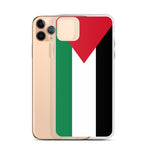 Pali Flag iPhone Case-Phone Case-Description Represent the Palestinian flag while protecting your phone from scratches, dust, oil, and dirt with this Pali Flag case. It has a solid back and flexible sides that make it easy to take on and off, with precisely aligned port openings. Details • BPA free Hybrid Thermoplastic Polyurethane (TPU) and Polycarbonate (PC) material• Solid polycarbonate back• Flexible, see-through polyurethane sides• .5 mm raised bezel• Wireless charging compatible• The SE ca