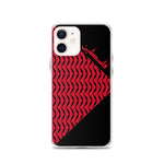 Falastine Wings iPhone Case - Red-Phone Case-Description Protect your phone from scratches, dust, oil, and dirt with this unique case. It has a solid back and flexible sides that make it easy to take on and off, with precisely aligned port openings. Pronounced "Falastine" this case simply translates to "Palestine". Coupled with the keffiyeh (also spelled kufiya) wing pattern this case lets those know what you represent. Details • BPA free Hybrid Thermoplastic Polyurethane (TPU) and Polycarbonate