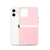 Pali Half Wing Keffiyeh iPhone Case - Pink-Phone Case-Description What's not to like about the keffiyeh (also spelled kufiya) pattern? The iconic keffiyeh wing pattern is beautifully displayed in this case with the band moving across repeating "Palestine" in Arabic as an added bonus. Rep Pali with this case and match it with our hoodie! Protect your phone from scratches, dust, oil, and dirt. This case has a solid back and flexible sides that make it easy to take on and off, with precisely aligne