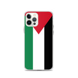 Pali Flag iPhone Case-Phone Case-Description Represent the Palestinian flag while protecting your phone from scratches, dust, oil, and dirt with this Pali Flag case. It has a solid back and flexible sides that make it easy to take on and off, with precisely aligned port openings. Details • BPA free Hybrid Thermoplastic Polyurethane (TPU) and Polycarbonate (PC) material• Solid polycarbonate back• Flexible, see-through polyurethane sides• .5 mm raised bezel• Wireless charging compatible• The SE ca