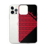 Falastine Wings iPhone Case - Red-Phone Case-Description Protect your phone from scratches, dust, oil, and dirt with this unique case. It has a solid back and flexible sides that make it easy to take on and off, with precisely aligned port openings. Pronounced "Falastine" this case simply translates to "Palestine". Coupled with the keffiyeh (also spelled kufiya) wing pattern this case lets those know what you represent. Details • BPA free Hybrid Thermoplastic Polyurethane (TPU) and Polycarbonate