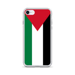 Pali Flag iPhone Case-Phone Case-Description Represent the Palestinian flag while protecting your phone from scratches, dust, oil, and dirt with this Pali Flag case. It has a solid back and flexible sides that make it easy to take on and off, with precisely aligned port openings. Details • BPA free Hybrid Thermoplastic Polyurethane (TPU) and Polycarbonate (PC) material• Solid polycarbonate back• Flexible, see-through polyurethane sides• .5 mm raised bezel• Wireless charging compatible• The SE ca