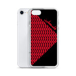 Falastine Wings iPhone Case - Red-Phone Case-Description Protect your phone from scratches, dust, oil, and dirt with this unique case. It has a solid back and flexible sides that make it easy to take on and off, with precisely aligned port openings. Pronounced "Falastine" this case simply translates to "Palestine". Coupled with the keffiyeh (also spelled kufiya) wing pattern this case lets those know what you represent. Details • BPA free Hybrid Thermoplastic Polyurethane (TPU) and Polycarbonate