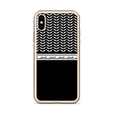 Pali Half Wing Kufiya iPhone Case-Phone Case-Description What's not to like about the keffiyeh (also spelled kufiya) pattern? The iconic keffiyeh wing pattern is beautifully displayed in this case with the band moving across repeating "Palestine" in Arabic as an added bonus. Rep Pali with this case and match it with our hoodie! Protect your phone from scratches, dust, oil, and dirt. This case has a solid back and flexible sides that make it easy to take on and off, with precisely aligned port op