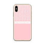 Pali Half Wing Keffiyeh iPhone Case - Pink-Phone Case-Description What's not to like about the keffiyeh (also spelled kufiya) pattern? The iconic keffiyeh wing pattern is beautifully displayed in this case with the band moving across repeating "Palestine" in Arabic as an added bonus. Rep Pali with this case and match it with our hoodie! Protect your phone from scratches, dust, oil, and dirt. This case has a solid back and flexible sides that make it easy to take on and off, with precisely aligne