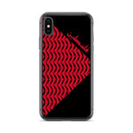 Falastine Wings iPhone Case - Red-Phone Case-Description Protect your phone from scratches, dust, oil, and dirt with this unique case. It has a solid back and flexible sides that make it easy to take on and off, with precisely aligned port openings. Pronounced "Falastine" this case simply translates to "Palestine". Coupled with the keffiyeh (also spelled kufiya) wing pattern this case lets those know what you represent. Details • BPA free Hybrid Thermoplastic Polyurethane (TPU) and Polycarbonate