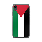 Pali Flag iPhone Case-Phone Case-Description Represent the Palestinian flag while protecting your phone from scratches, dust, oil, and dirt with this Pali Flag case. It has a solid back and flexible sides that make it easy to take on and off, with precisely aligned port openings. Details • BPA free Hybrid Thermoplastic Polyurethane (TPU) and Polycarbonate (PC) material• Solid polycarbonate back• Flexible, see-through polyurethane sides• .5 mm raised bezel• Wireless charging compatible• The SE ca