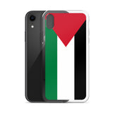 Pali Flag iPhone Case-Phone Case-Description Represent the Palestinian flag while protecting your phone from scratches, dust, oil, and dirt with this Pali Flag case. It has a solid back and flexible sides that make it easy to take on and off, with precisely aligned port openings. Details • BPA free Hybrid Thermoplastic Polyurethane (TPU) and Polycarbonate (PC) material• Solid polycarbonate back• Flexible, see-through polyurethane sides• .5 mm raised bezel• Wireless charging compatible• The SE ca