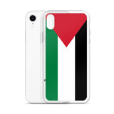 Pali Flag iPhone Case-Phone Case-Description Represent the Palestinian flag while protecting your phone from scratches, dust, oil, and dirt with this Pali Flag case. It has a solid back and flexible sides that make it easy to take on and off, with precisely aligned port openings. Details • BPA free Hybrid Thermoplastic Polyurethane (TPU) and Polycarbonate (PC) material• Solid polycarbonate back• Flexible, see-through polyurethane sides• .5 mm raised bezel• Wireless charging compatible• The SE ca